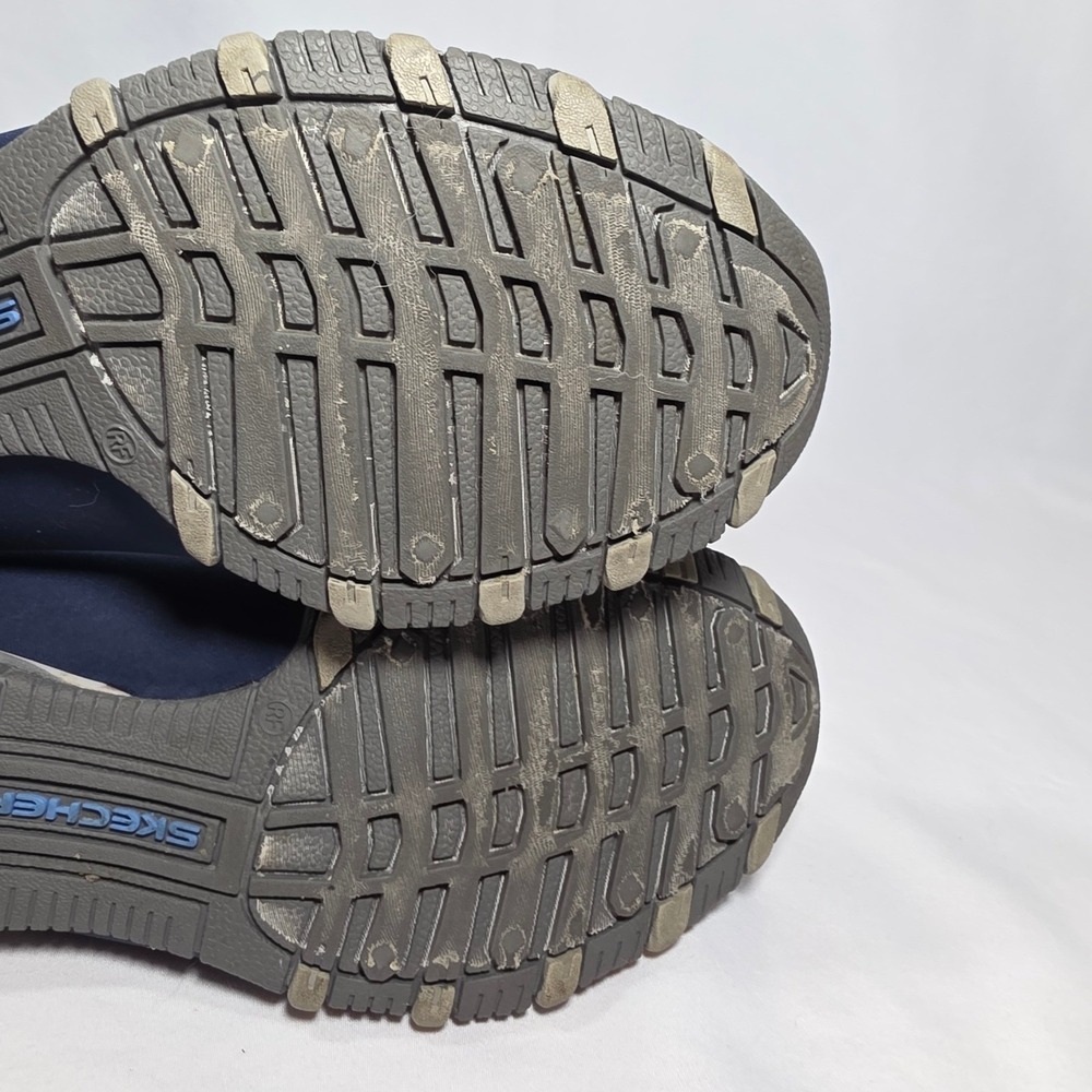 Skechers Fit EZ Relaxed Fit Womens Shoes Blue Slip On Flat Size 8.5 SN49225 - Picture 7 of 9